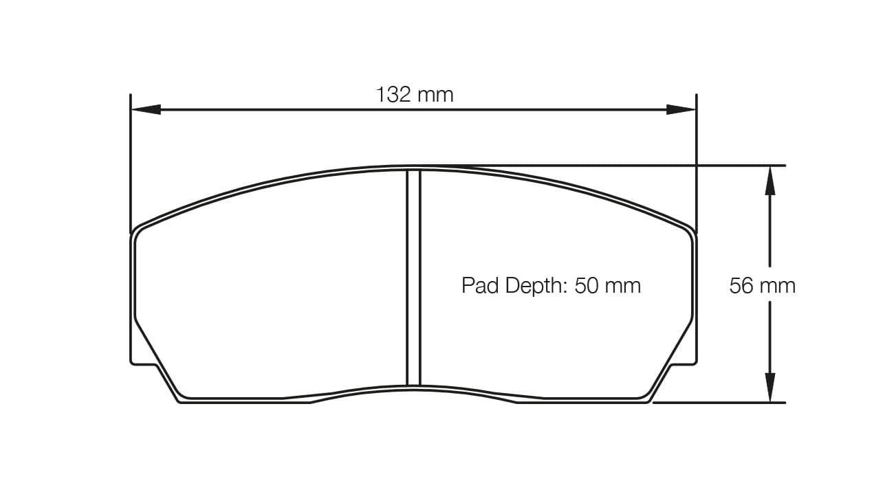 S1361T03001 Pagid Racing Brake Pads RST3