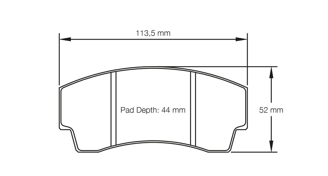 E212742010 Pagid Racing Brake Pads RS42