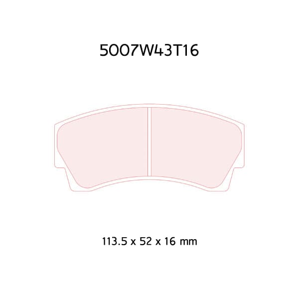 PLAQUETTES RACING CL BRAKES RC6