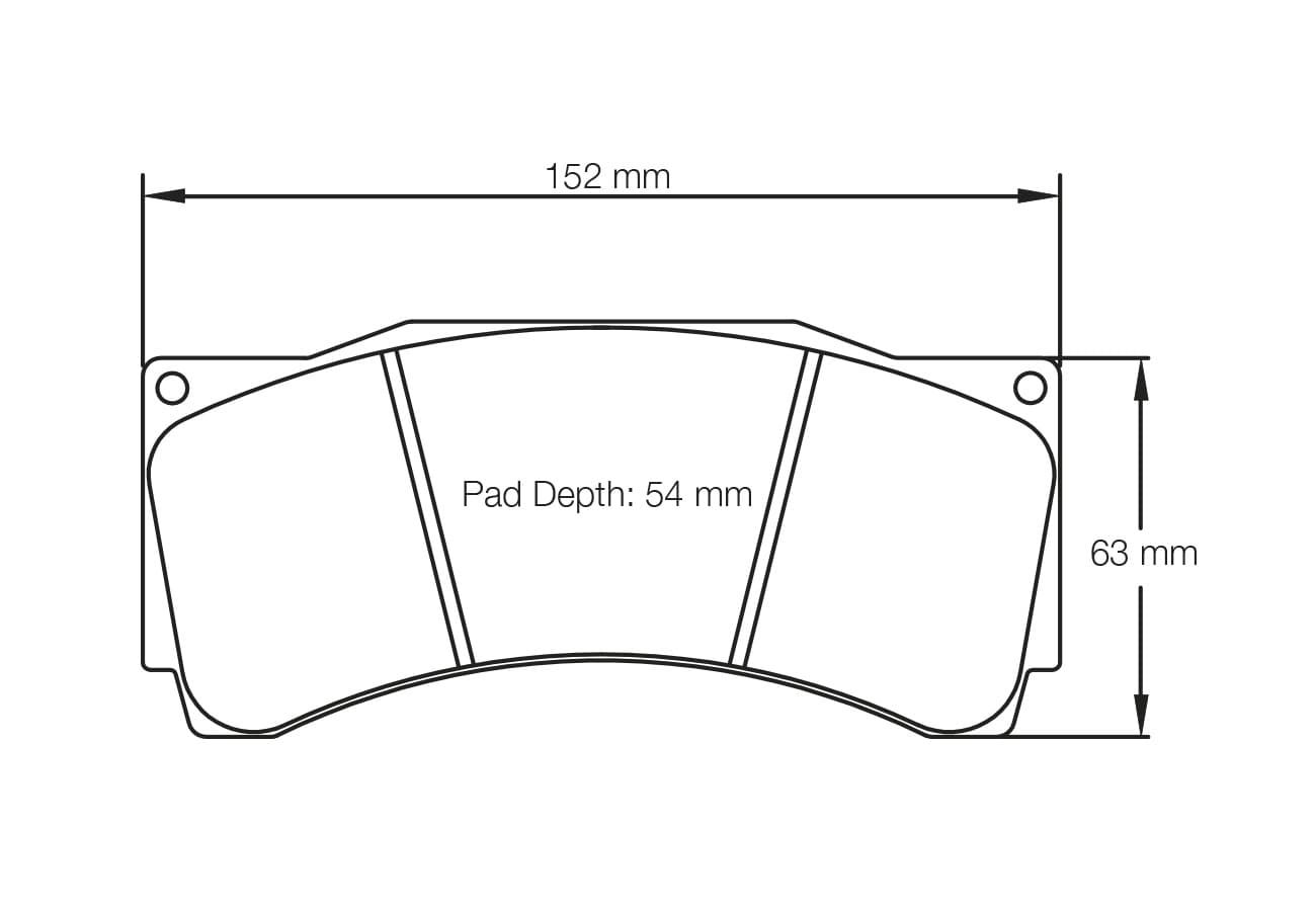 S1539T01001 Pagid Racing Brake Pads RST1