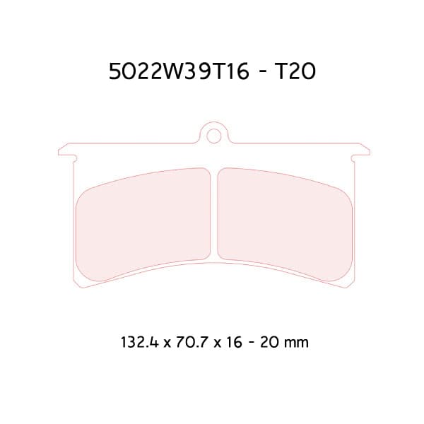 PLAQUETTES RACING CL BRAKES RC6