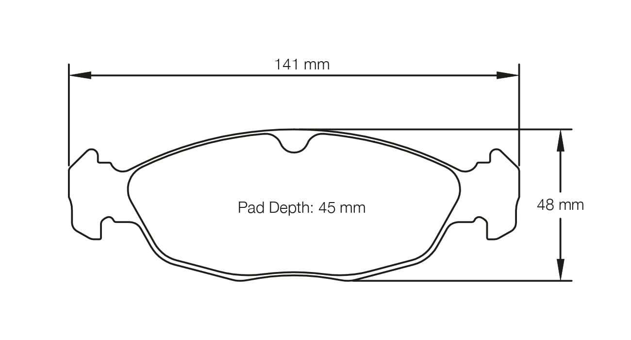 PLAQUETTES PAGID RACING RS42 1620