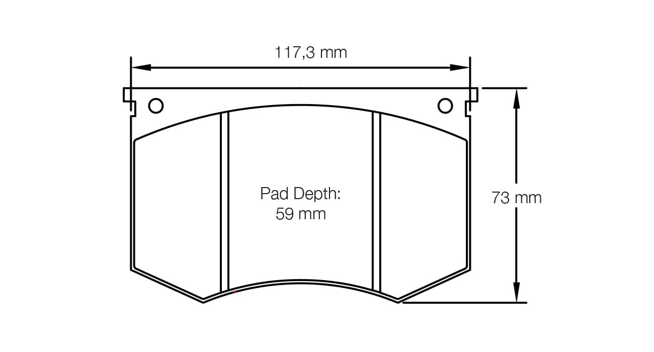 PLAQUETTES PAGID RACING RSH3 1191