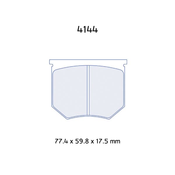 PLAQUETTES RACING CL BRAKES RC6-E