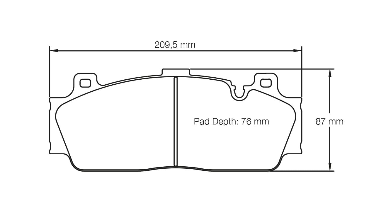 S4934C01001 Pagid Racing Brake Pads RSC1